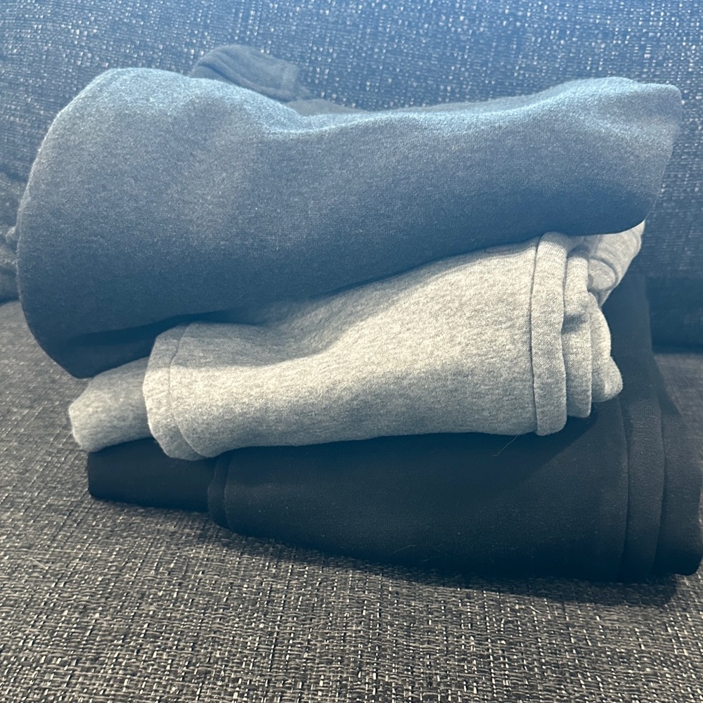 Men's Classic Sweats Set - Black, Gray, and Dark Gray Size: XL